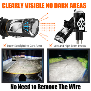 Vendita calda H/L fascio 6000K 12V 100W 22000Lm Zdt08 Canbus H4 BI Led proiettore lente per fari <span class=keywords><strong>auto</strong></span> 24V IP67 lampadina - Product Image 5