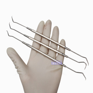 Dental Probe Stainless Steel <b>Toothpick</b> Dental Tools Tooth Hook Needle Pick Oral Instruments - Product Image 2