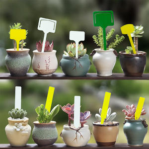 Etiqueta de plástico rectangular, resistente al agua, grabable, duradera, para decoración de jardín y oficina - Product Image 4