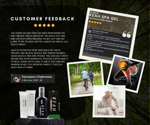 Keah น้ำมันจระเข้เจลบรรเทาอาการปวดกล้ามเนื้อธรรมชาติและการฟื้นตัวของข้อต่อการดูดซึมเร็วไม่เลี่ยนสำหรับนักกีฬาผู้สูงอายุ - Product Image 6