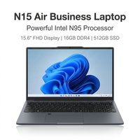 Ordinateur portable fin et léger Yifang 15,6 pouces, processeur Intel N95 quadricœur, 16 Go de DDR4, résolution d'écran 1920*1080, idéal pour un usage personnel et domestique