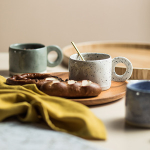 Taza de Cerámica Estilo Instagram de Primera Calidad, con Asa Plana, Diseño de Sésamo, Gran Venta - Product Image 5