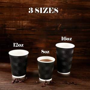 Vintage-Style Single Wall Recyclable Kraft Paper Cups with Ornate Wallpaper Motif for Themed Parties Rustic Cafes Special Events - Product Image 5