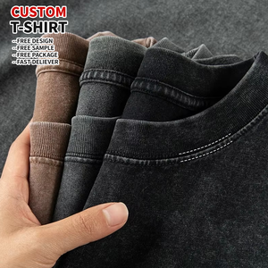 <span class=keywords><strong>T</strong></span>-<span class=keywords><strong>Shirt</strong></span> da <span class=keywords><strong>Uomo</strong></span> di Alta Qualità in Cotone Pesante, Stile Vintage da <span class=keywords><strong>Palestra</strong></span>, con Stampa Grafica Personalizzata, Oversize, Streetwear, Sportiva, Lavaggio Acido - Product Image 2
