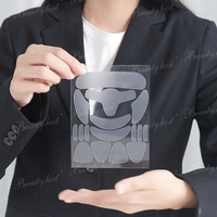 Patchs transparents auto-adhésifs en silicone naturel et organique pour le visage, le cou, le front et les yeux - Anti-rides, anti-âge, cicatrisant