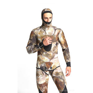 Balance 3mm CR combinaison de chasse sous-marine à manches longues <span class=keywords><strong>Camoufl</strong></span> Librae combinaison en néoprène deux pièces plongée libre natation combinaison de plongée - Product Image 2