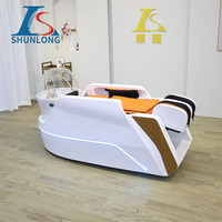 Fauteuil de massage électrique multifonctionnel moderne et personnalisé pour le corps entier, confortable, table de massage, chaise de salon de coiffure, chaise de spa, équipement de salon de coiffure