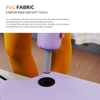 Reformer Pilates d'intérieur pliable et portable, robuste, avec structure en fer, lit de yoga violet à glisse fluide et réglable pour le remodelage corporel féminin