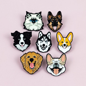 Pin <span class=keywords><strong>de</strong></span> Solapa Esmaltado Personalizado <span class=keywords><strong>de</strong></span> Perro Adorable, Broche Metálico <span class=keywords><strong>de</strong></span> Animal <span class=keywords><strong>de</strong></span> Dibujos Animados para Regalos y Souvenirs - Product Image 5