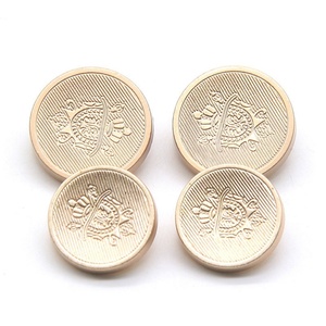 OEM Round Shape Metal <b>Button</b> with Custom Embossed logo for Clothing - Product Image 4