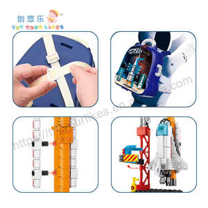 Mini Transbordador Espacial EPT, juguete de bloques de construcción, conjunto de centro de lanzamiento de cohetes de nave espacial aeroespacial educativo, bloques de modelo de ladrillo - Product Image 4