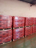 Bubuk Oksida Besi Fe2O3 Merah Pigmen Pelapis Anorganik Merek Hyrox 25kg/karung dengan Harga Kompetitif untuk Cat/Beton/Bata