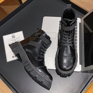 Botas de Trabajo con Cordones para Hombre, Color Negro, Tallas 39-44, Ligeras, Antideslizantes, para Verano, para Mujer - Product Image 3