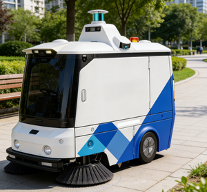 เครื่องกวาดถนนอัจฉริยะอเนกประสงค์ขนาดเล็ก AOMAN พร้อมมอเตอร์ปั๊มเกียร์ ระบบตรวจจับสภาพแวดล้อม และระบบดูดฝุ่นอัตโนมัติ - Product Image 1