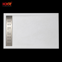 KKR Grand Plateau De Douche Résine Pierre Holte Bain Douche Plateaux Solide Surface Base piatto doccia