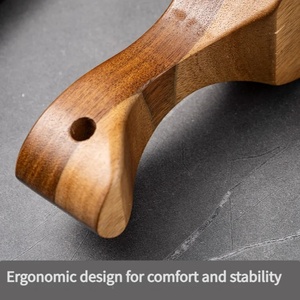 Rallador de queso con mango de madera, trituradora de frutas y verduras de queso de acero inoxidable, rallador Zester de Chocolate y cítricos, herramientas de rallador de mano - Product Image 6