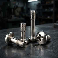 Vis à panneau cruciforme à tête cylindrique en acier inoxydable 316
