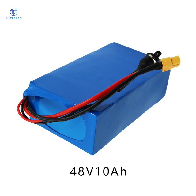 LithoTop 48V 18-45Ah Solid State Battery 18650 13S4P 21700 13S2P Ebike/Scooter Battery Packs for Electric Vehicles 1000W 1500W