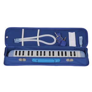 Venta al por mayor de alta calidad 37 Key Blue <span class=keywords><strong>Melodica</strong></span> para estudiante (caja dura) Instrumento Musical - Product Image 1