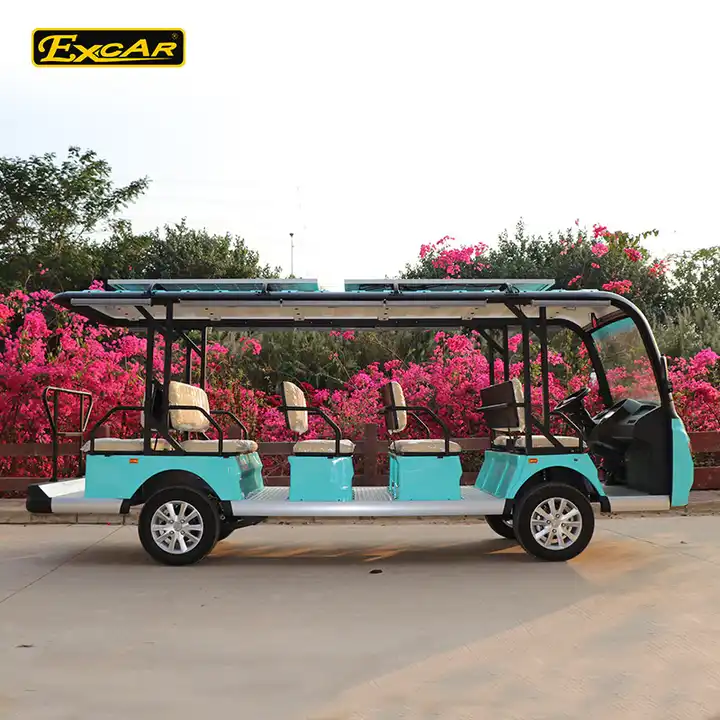 Carton Electric Sightseeing Vehicle Electric Shuttle Bus for Theme