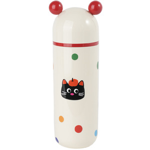 Crowned Cat Travel Wash Cup Set 1L Portable Toothbrush Toothpaste Mouthwash Holder Cartoon Design for Home and Travel Use - Product Image 5