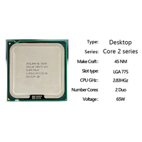 Komputer Desktop Bekas Prosesor Intel Core Dual Core E8300 6MB 2.83GHz LGA 775 Pin 65W 9
