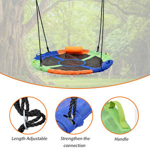 ZOSHINE eco-friendly corda di Textilene Swing-materiale riciclabile e Design durevole, sedia da appendere per esterni verde per i giardinieri - Product Image 2