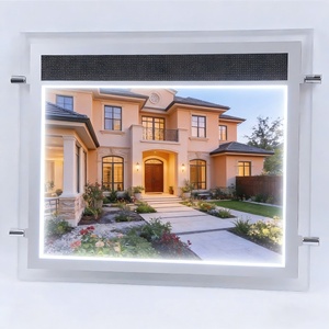 Caja de Luz LED Colgante Recargable A3, Impermeable, de Cristal, Directo de Fábrica, Caja de Luz Publicitaria de la Mejor Calidad - Product Image 1