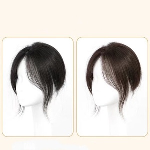 Flequillo Postizo Sintético con Clip, Extensión de Flequillo Natural para Mujer, Peluca - Product Image 5