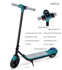 Skuter penyeimbang dua roda elektrik, baterai Lithium skuter remaja lipat 6.5 inci - Product Image 5