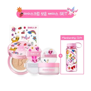 Cuscino per gelato Vanillaco + SET polvere fai da te (custodia + 1 cuscino bianco ricarica + polvere) - Product Image 1