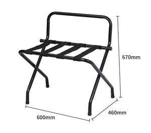 Étagère en acier inoxydable cinq étoiles chambre d'amis <span class=keywords><strong>porte</strong></span>-bagages hôtel Table de produits Portable boîte support pliable sac à vêtements - Product Image 5