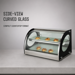 Vitrina Comercial con Calefacción para Exhibición de Alimentos, 30-80°C, 220V, 350W, para Panadería, Cafetería, Restaurante, Buffet - Product Image 5