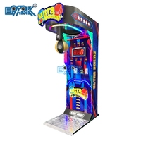 Machine de boxe électronique à monnayeur pour parc d'attractions, type marteau, machine de boxe d'arcade, machine de frappe de boxe