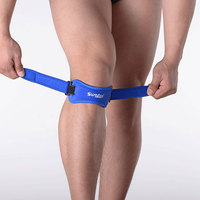 Genouillère respirante en néoprène avec sangle réglable pour soutien de la rotule, protection professionnelle douce pour l'arthrite
