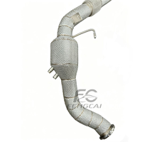 Tubo de Escape Delantero de Acero Inoxidable Sin Fallos de Motor para Porsche Panamera 976 2.9T 2024+ Tubo de Escape de Alto Rendimiento para Carreras Mejora de Potencia
