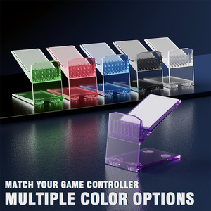 Ps5 <b>Controller</b> <b>Stand</b> For Xbox Ps4 Switch Pro Game <b>Controllers</b> Display Storage Rack Transparent Multi Color - Product Image 2
