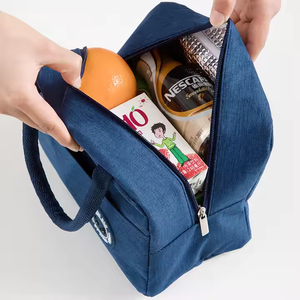 HANFEIZI Cationic Fabric Insulated Bento <strong>Bag</strong> Thermal Cooler Food Containers <strong>Lunch</strong> Tote <strong>Bag</strong> <strong>for</strong> <strong>Work</strong> - Product Image 3