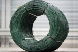 Alambre de acero recubierto de <span class=keywords><strong>PVC</strong></span> galvanizado de alta calidad con mejores ventas, alambre de encuadernación de seda recocido negro de 2mm - 6mm - Product Image 3