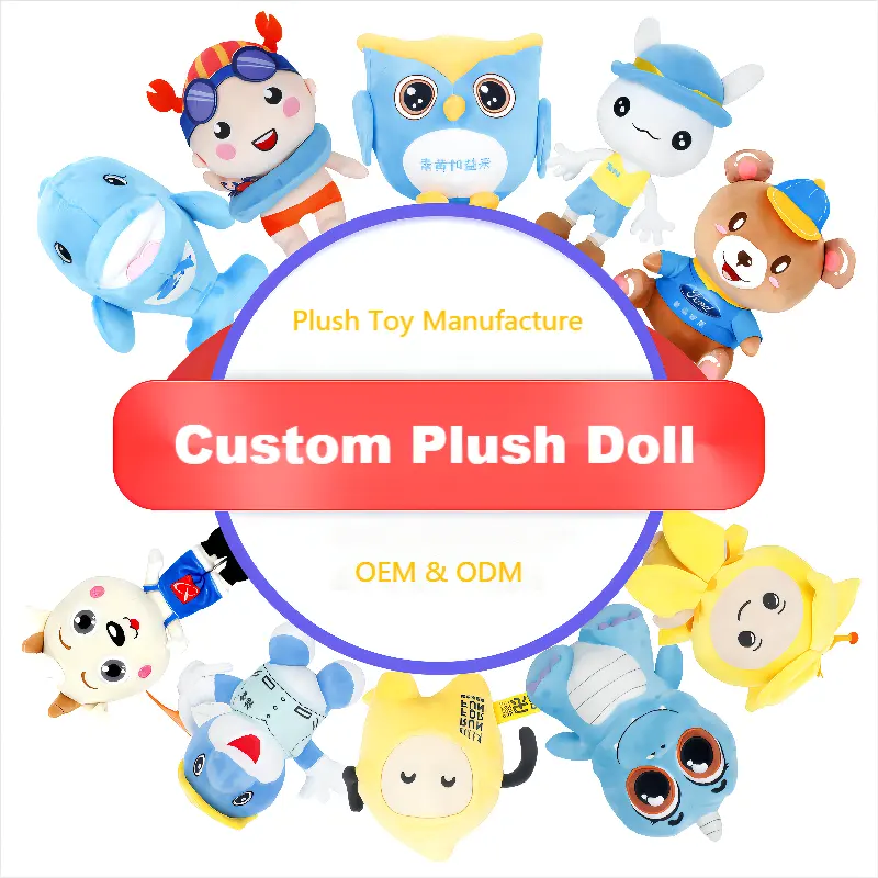 Boneka Mode 20Cm Plushies Lembut Boneka Mainan Kawaii Boneka Kustom Boneka Katun Mewah Membuat