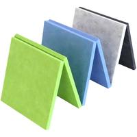 Panneaux muraux acoustiques hexagonaux en PET colorés personnalisés en gros, ignifuges et insonorisants pour la maison, le bureau et le studio