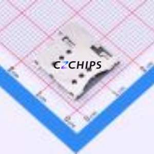 SIM-002-P7 SIM Card Connector SMD,P=1.27mm Connector Self-Return Type Micro SIM Card Card Holder 1.35mm - Product Image 1