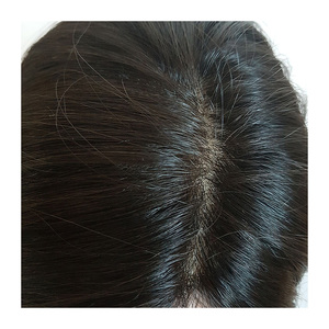 Pelucas coreanas premium Cosmo en Corea 005(14x16)-12 pulgadas, peluca de cabello humano premium Remy con encaje completo, línea de cabello natural, para uso en salón. - Product Image 2