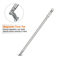 Embouts de tournevis Torx en acier S2 de haute qualité, à forte magnetisation, pour tournevis pneumatiques et électriques, très demandés