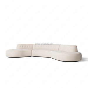 أريكة قطاعية عصرية من FERLY بتصميم معاصر متين مع إطار من خشب البلوط لغرفة المعيشة - Product Image 6