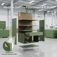 Panneau MDF moderne résistant à l'humidité avec finition haute brillance et installation facile pour la fabrication d'armoires de cuisine
