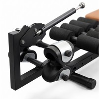Machine de stretching électrique pour tout le corps avec lit de traction cervicale et lombaire, harnais pour le cou et rouleaux pour les jambes, équipement de fitness à domicile
