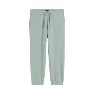 Pantalones deportivos de lana para hombre con forro térmico y puños acanalados diseñados para el calor del invierno y la comodidad en climas fríos en interiores. - Product Image 1