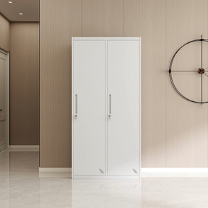 Armadio Moderno in Acciaio Regolabile Homniture con Grande Capacità per Camera da Letto e Soggiorno - Product Image 1