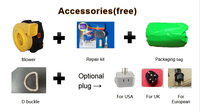 Ensemble d'obstacles gonflables personnalisables en couleur et en taille, souffleur, logo personnalisé, kits de réparation, matériau PVC de qualité commerciale, garantie de 3 ans
